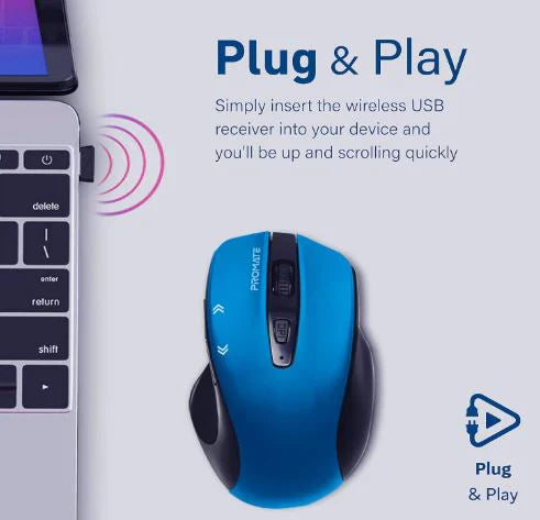 Wireless Ergonomic Mouse - NOVA MART